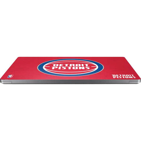 NBA Detroit Pistons Distressed Universal Laptop 16.6in (13.4 x 9.7in) Skin